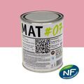 Mur sur Mont&eacute;limar : MAT #07 - Peinture finition acrylique mate Murs RAL 3015 - Rose clair 1L