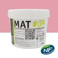 Mur sur Mont&eacute;limar : MAT #07 - Peinture finition acrylique mate Murs RAL 3015 - Rose clair 15L