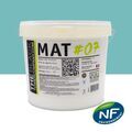 Mur sur Mont&eacute;limar : MAT #07 - Peinture finition acrylique mate Murs RAL 6027 - Vert clair 5L