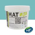 Mur sur Mont&eacute;limar : MAT #07 - Peinture finition acrylique mate Murs RAL 6027 - Vert clair 15L