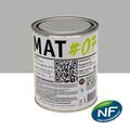 Mur sur Mont&eacute;limar : MAT #07 - Peinture finition acrylique mate Murs RAL 7038 - Gris agate 1L