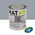 Mur sur Mont&eacute;limar : MAT #07 - Peinture finition acrylique mate Murs RAL 7040 - Gris fen&ecirc;tre 1L