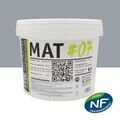 Mur sur Mont&eacute;limar : MAT #07 - Peinture finition acrylique mate Murs RAL 7040 - Gris fen&ecirc;tre 15L