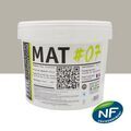 Mur sur Mont&eacute;limar : MAT #07 - Peinture finition acrylique mate Murs RAL 7044 - Gris soie 15L