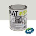 Mur sur Mont&eacute;limar : MAT #07 - Peinture finition acrylique mate Murs RAL 9002 - Blanc gris 1L