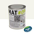 Mur sur Mont&eacute;limar : MAT #07 - Peinture finition acrylique mate Murs RAL 9010 - Blanc pur 1L
