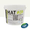 Mur sur Mont&eacute;limar : MAT #07 - Peinture finition acrylique mate Murs RAL 9010 - Blanc pur 15L