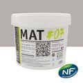 Mur sur Mont&eacute;limar : MAT #07 - Peinture finition acrylique mate Murs Gris vulcania 15L