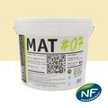 Mur sur Mont&eacute;limar : MAT #07 - Peinture finition acrylique mate Murs Jaune baux 15L