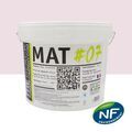 Mur sur Mont&eacute;limar : MAT #07 - Peinture finition acrylique mate Murs Rose ourlet 15L