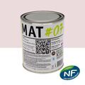 Mur sur Mont&eacute;limar : MAT #07 - Peinture finition acrylique mate Murs Rose antique 1L
