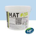 Mur sur Mont&eacute;limar : MAT #07 - Peinture finition acrylique mate Murs Bleu goura 15L