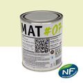 Mur sur Mont&eacute;limar : MAT #07 - Peinture finition acrylique mate Murs Vert solstice 1L