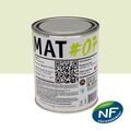 Mur sur Mont&eacute;limar : MAT #07 - Peinture finition acrylique mate Murs Vert infusion 1L