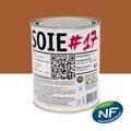 Mur sur Mont&eacute;limar : SOIE #17 - Peinture finition acrylique velours RAL 8023 - Brun orang&eacute; 1L