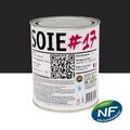 Mur sur Mont&eacute;limar : SOIE #17 - Peinture finition acrylique velours RAL 9004 - Noir de s&eacute;curit&eacute; 1L