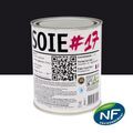 Mur sur Mont&eacute;limar : SOIE #17 - Peinture finition acrylique velours RAL 9017 - Noir signalisation 1L