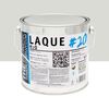 LAQUE H2o #20 - Laque acrylique satin&eacute;e RAL 9002 - Blanc gris 2,5L