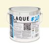 LAQUE H2o #20 - Laque acrylique satin&eacute;e Blanc aube 2,5L