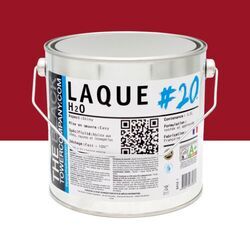 Laque Acrylique Finition Satin Murs RAL 3002 - Rouge carmin 2,5L