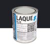 Laque Acrylique Finition Satin Murs RAL 9011 - Noir graphite 1L