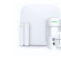 Kit d'alarme AJAX HUB2 (GSM + Ethernet) blanc, avec fonction lev&eacute;e de doute