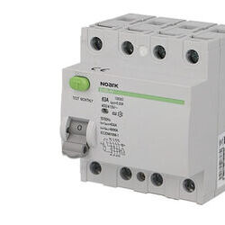 Interrupteur Diff&eacute;rentiel 63A / 300mA / type AC / T&eacute;trapolaire Noark Ex9L-N