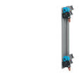 Tableaux &eacute;lectriques et composants sur Seyssins : Peigne vertical 2 rang&eacute;es pour inter diff 2P Legrand VX�