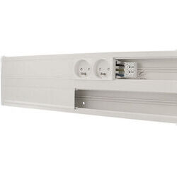 ENSTO Goulotte appareillable 130 x 54, deux compartiments pour appareillage 45x45