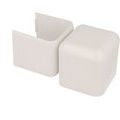 Gaines ICTA et moulures sur Seyssins : Embout pour goulotte PVC blanc 60 x 60 mm KOPOS