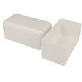 Gaines ICTA et moulures sur Seyssins : Embout pour goulotte PVC blanc 140 x 60 mm KOPOS