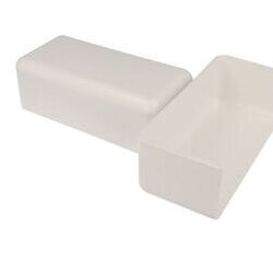 Embout pour goulotte PVC blanc 180 x 60 mm KOPOS