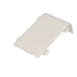 KOPOS Jonction lin&eacute;aire pour plinthe PVC blanche 80 x 25 mm