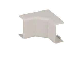 Angle int&eacute;rieur pour moulure PVC blanche 20 x 10 mm KOPOS