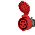Prise industrielle sur Seyssins : SOLERA Prise femelle CEE triphas&eacute;e, 5 x 16A, pour prolongateur