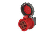 Prise industrielle sur Seyssins : SOLERA Prise femelle CEE triphas&eacute;e, 4 x 63A, pour prolongateur IP67