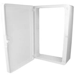 bis-electric Coiffe et porte pour zone attenante pour coffret de communication