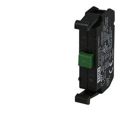 Contact auxilliaire 1NO (vert) pour boutonnerie �22mm IMO
