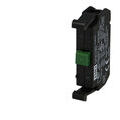 Contact auxilliaire 1NO (vert) pour boutonnerie �22mm IMO