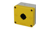 Bo&icirc;tier une position jaune pour boutonnerie IMO �22mm