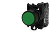 Bouton poussoir vert complet IMO �22mm, 1NO