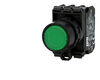 Bouton poussoir lumineux rouge complet IMO �22mm, 1NO+1NC, LED 230V
