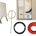 CARRE ROUGE Coffret de chantier TRI 10/30A, raccordement souterrain