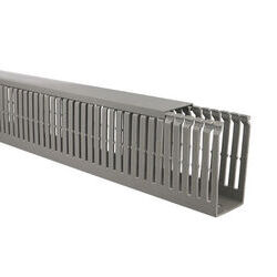 ELETTROCANALI Goulotte de c&acirc;blage PVC &agrave; lamelles 40x80mm - 1 m&egrave;tre