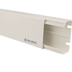 Goulotte &eacute;lectrique PVC 80 x 40 mm KOPOS