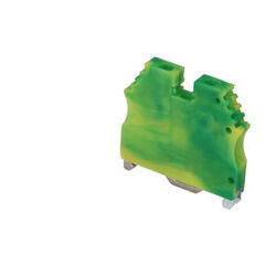 Lot de 25 bornes de jonction &agrave; vis 2.5mm� vert/jaune IMO