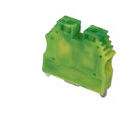 Lot de 25 bornes de jonction &agrave; vis 6mm� vert/jaune IMO