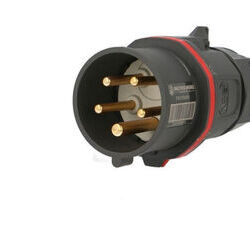 Prise triphas&eacute; m&acirc;le CEE, 5 x 16A, pour prolongateur Walther Neo