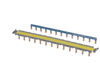 Peigne horizontal 13 modules phase + neutre Hager