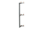 Peigne vertical 3 rang&eacute;es pour inter diff 2P Hager